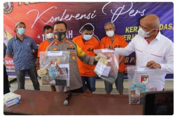 3 Pejudi ini Diamankan Polres Sergai