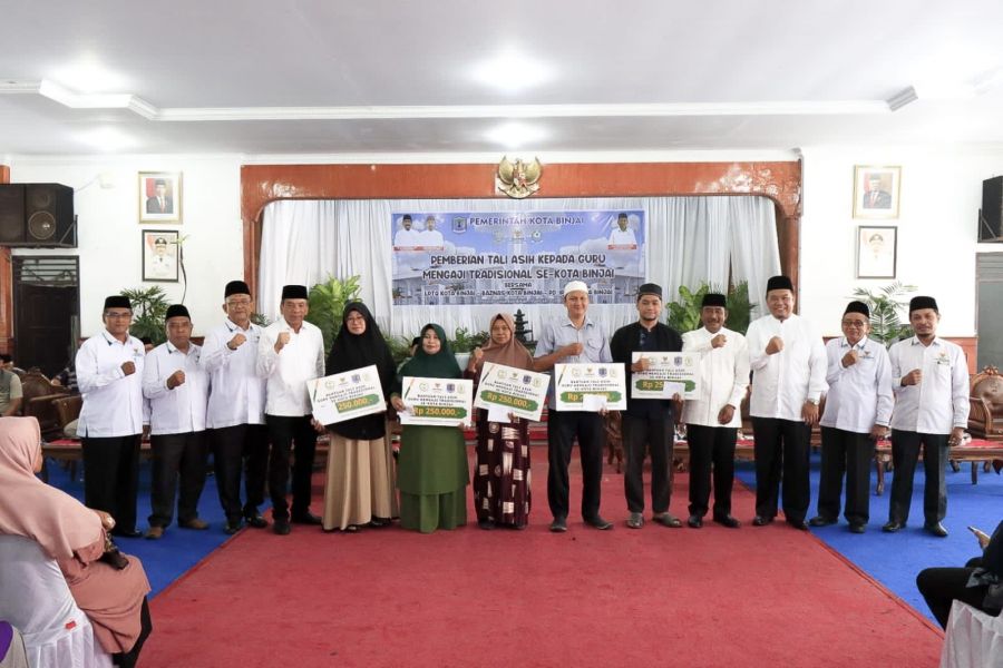 785 Guru Mengaji di Binjai Terima Tali Asih