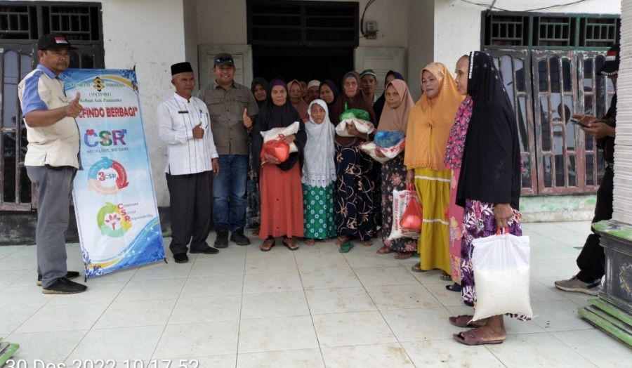 Akhir Tahun 2022,  PT Socfindo Perkebunan Aek Pamingke  Lakukan Bansos