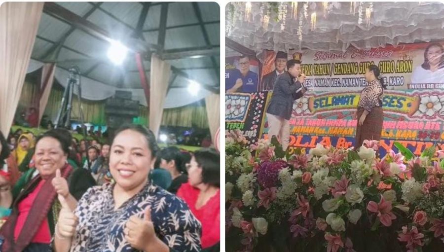 Anggota DPRD Karo Inolia Br Ginting Kerja Tahun di Desa Naman