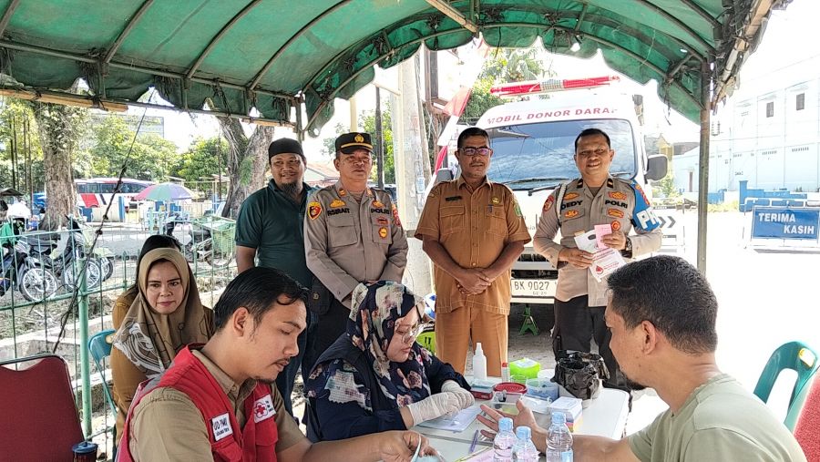 Asisten 1 Pemkab Labura Marwansyah Hadiri Bakti Sosial Donor Darah Yang Diselenggarakan Sigapnews