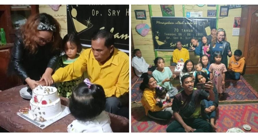 Ayah Tercinta Raniwati Situkkir Rayakan HUT Ke 70 di Listrik Atas