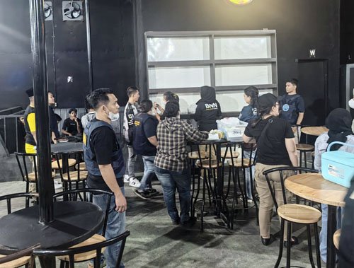 Bersama Unsur Polisi Militer, Polres, Satpol PP, BNNK Serdang Bedagai Razia Tempat Hiburan Malam