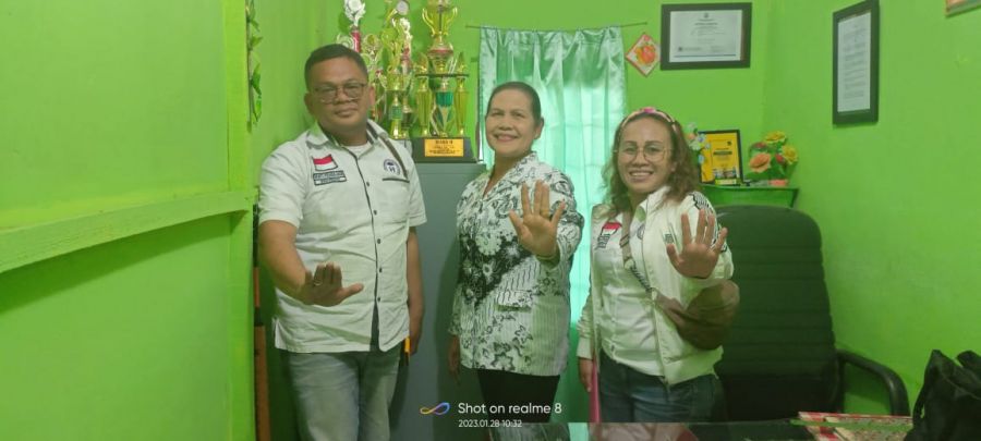 Bersilaturahmi ke SD 040461 Berastagi, Komnas PA Karo Perkenalkan Pokja Berastagi
