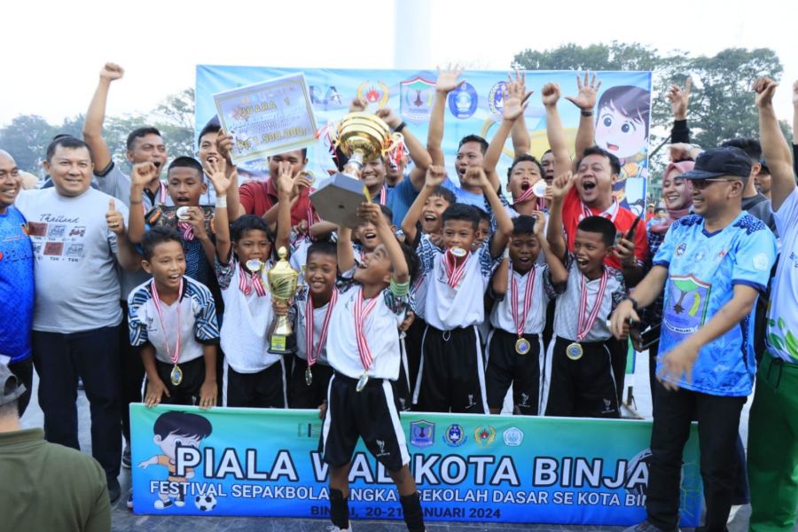 Binjai Utara Juara Festival Sepakbola Usia Dini 2024