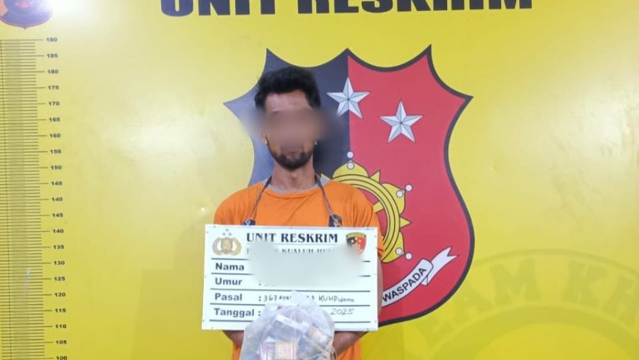 Bongkar Kios, Pratama Diamankan Unit Reskrim Polsek Kualuh Hulu