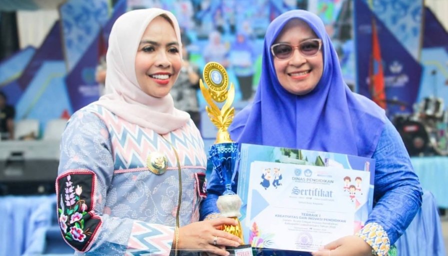 Bupati Hj. Maya Resmi Tutup Gebyar Kreativitas dan Inovasi Pendidikan Kabupaten Labuhanbatu