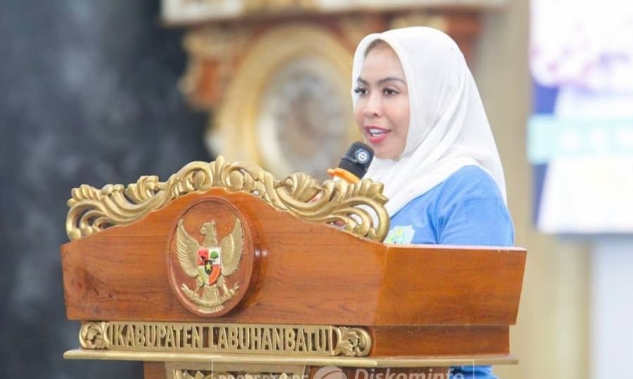 Bupati Labuhanbatu dr. Hj. Maya Hasmita Buka Secara Resmi Lomba Seni dan Literasi