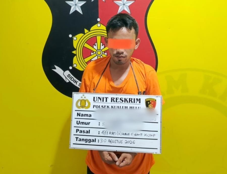 Buron Dua Tahun, Pelaku Curat  Akhirnya Ditangkap Unit Reskrim Polsek Kualuh Hulu