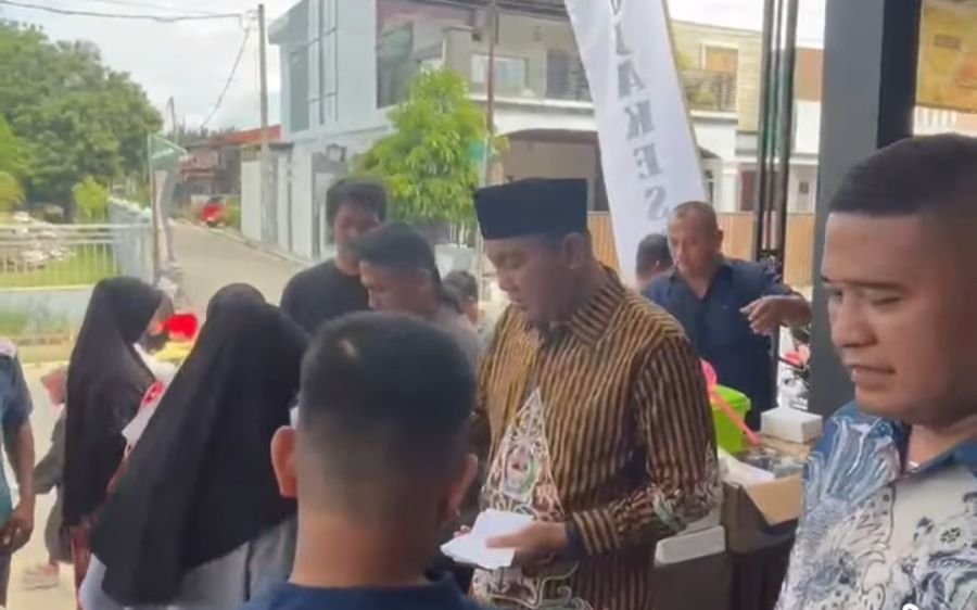 Dedi Iskandar Santuni 40 Anak Yatim di Acara Musda VI DPD Puja Kesuma Labura