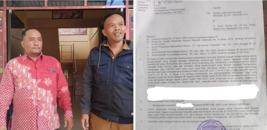 Diduga Hutan Partibi Lama Dirambah, Personil BPBD diperiksa