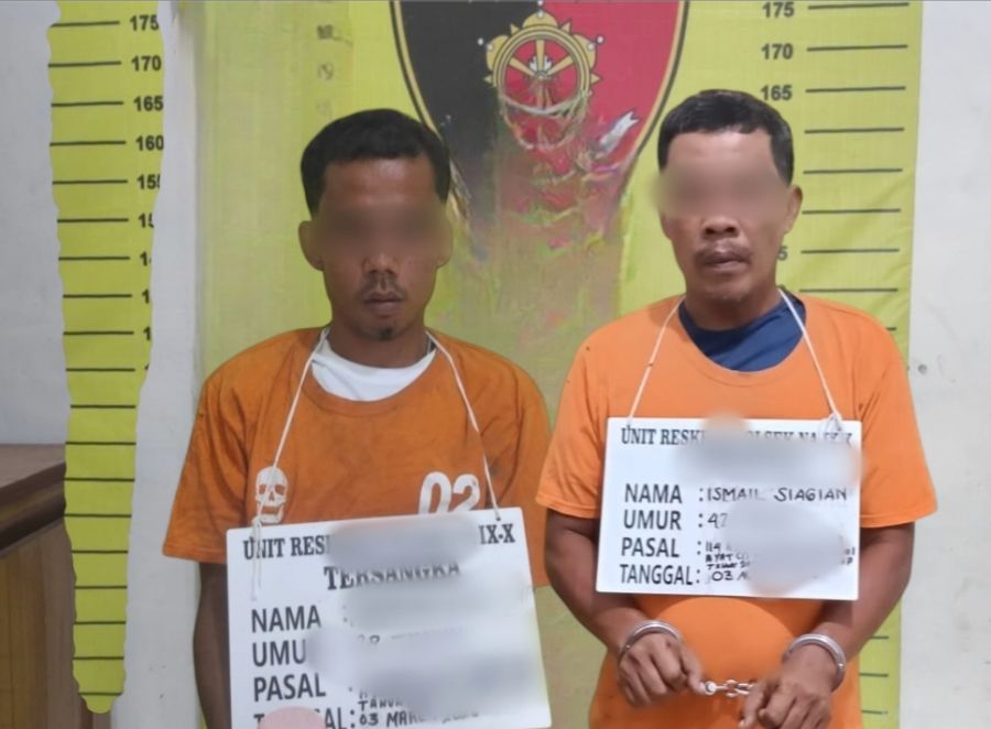 Dipimpin Kanit Reskrim Na IX X Iptu Iskandar Muda, Pengedar dan Pemakai Sabu Berhasil Diamankan