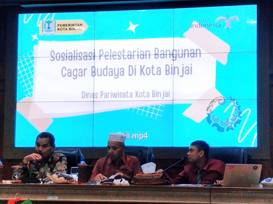 Disbudpar Binjai Gelar Sosialisasi Pelestarian Bangunan Cagar Budaya