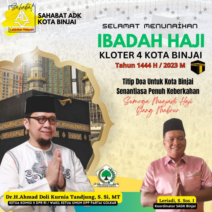 Doakan Binjai Tetap Aman, Damai dan Harmonis