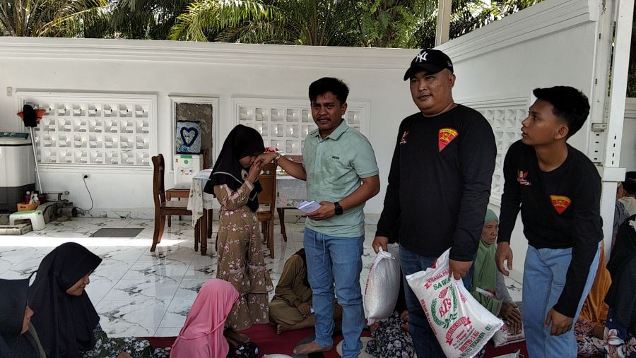 DPC Satgas Grib Jaya Labura Gelar Jumat Berkah, Santuni 200 Anak Yatim dan Kaum Dhuafa