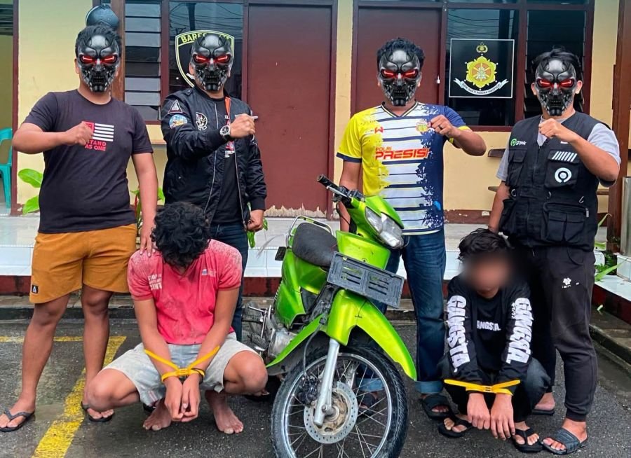 Dua Pria Pelaku Curanmor Diamankan Unit Reskrim Polsek Balige
