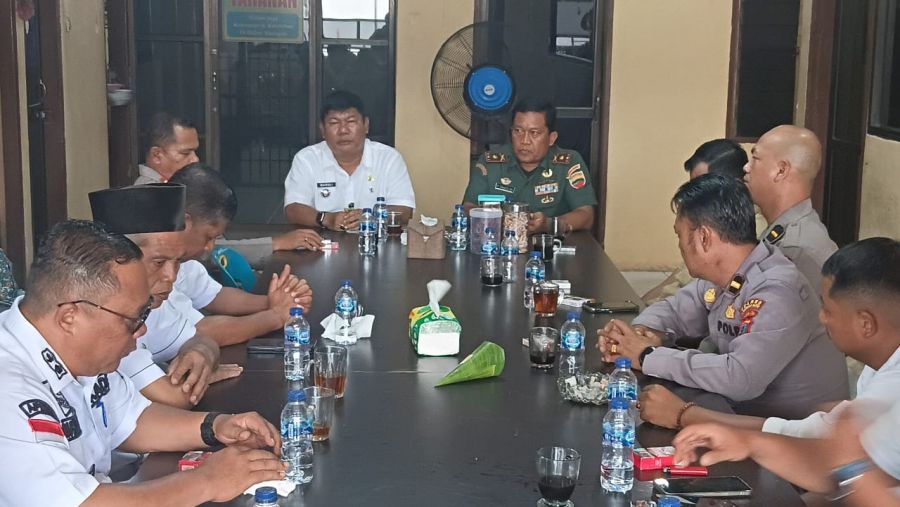 Forpimca Kualuh Hulu Sambangi Mapolsek, Ucapkan Selamat HUT Bhayangkara ke-79