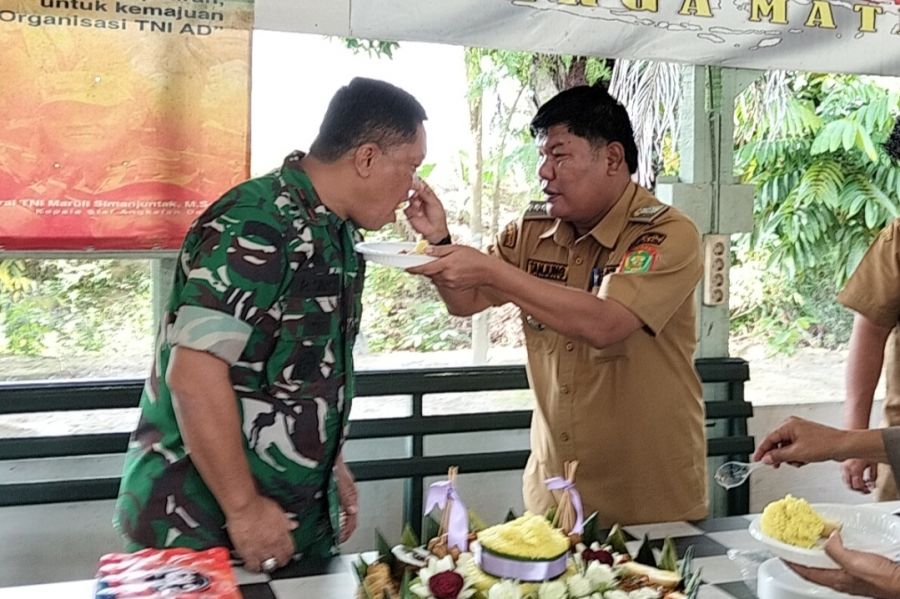 Hadiri HUT TNI, Camat Kualuh Hulu Maruli Tanjung :  Bentuk Nyata Semangat Kebersamaan
