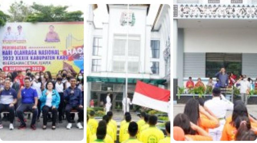 Haornas ke- 39 dilaksanakan di Halaman Kantor Bupati Karo