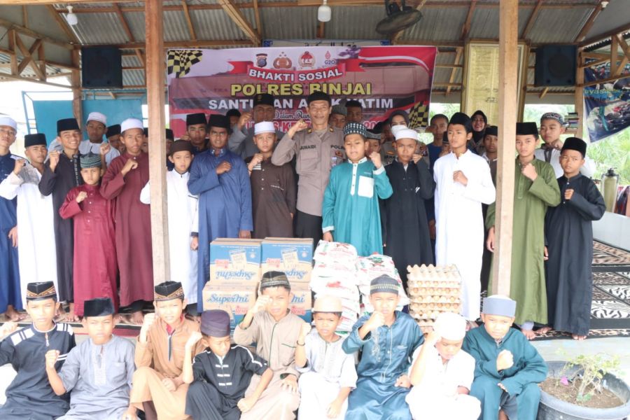 Humas Polres Binjai Gelar Berbagai Kegiatan Sosial Kemasyarakatan