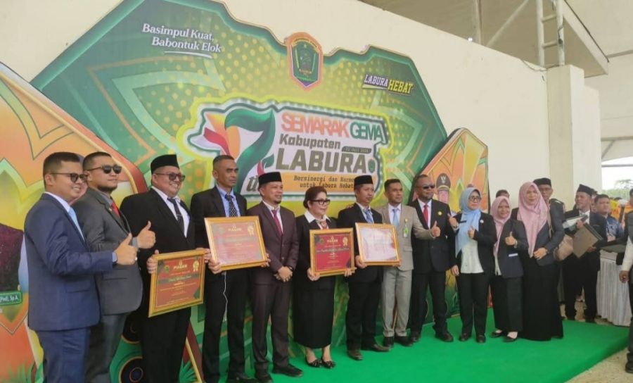 HUT Labura ke 17, RSUD Aek Kanopan Juara 1 Lomba Inovasi Tingkat OPD