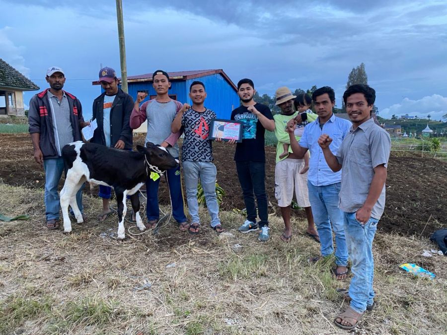 HUT RI 78 di Desa Gongsol Meriah, Hadiah Utama 1 Ekor Anak Sapi