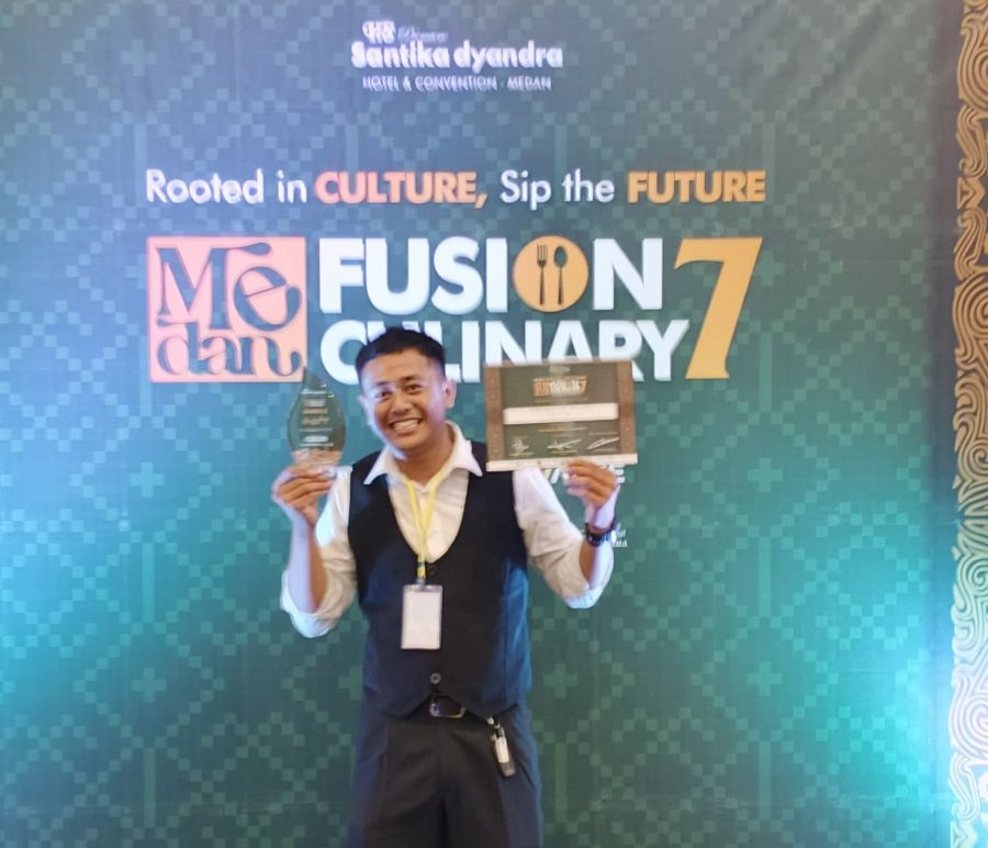 Ical Barista Asal Labura Raih Juara 2 di Ajang Medan Fusion Culinary ke-7 se Kota Medan