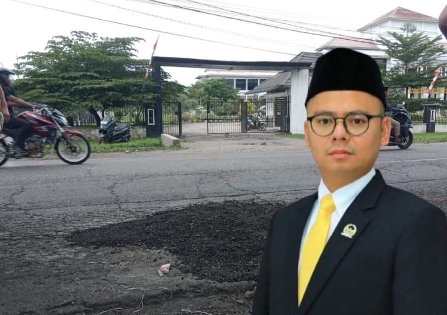 Jalan Berlubang Diperbaiki, Ketua DPRD  Labura : Penanganan Sementara Respons Aspirasi Masyarakat