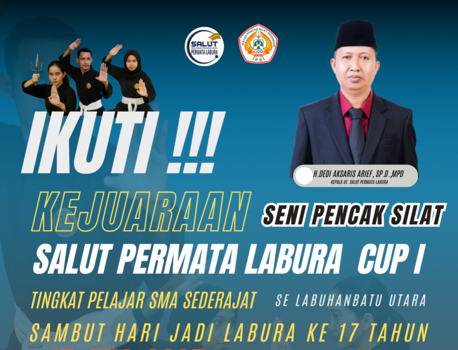 Jelang HUT Labura ke 17, UT Salut Pertama
Akan Gelar Kejuaraan Seni Pencak Silat Tingkat SMA