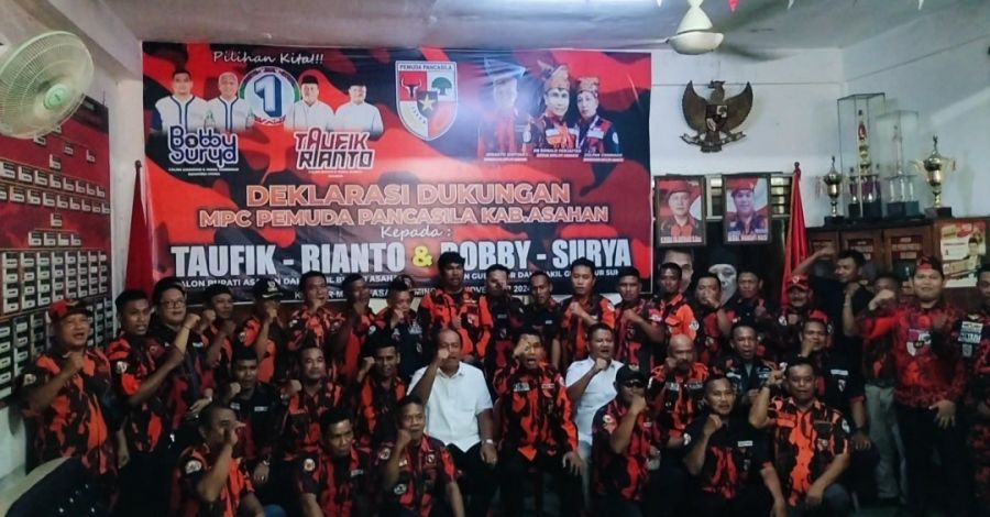 Jelang Pilkada 2024, MPC Pemuda Pancasila Asahan Deklarasi Dukung Bobby-Surya dan Taupik-Rianto