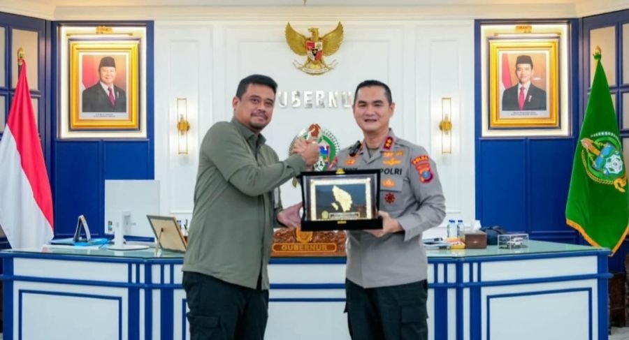 Kapolda Sumut Silaturahmi dengan Gubernur Perkuat Kolaborasi Jaga Kondusivitas Sumatera Utara