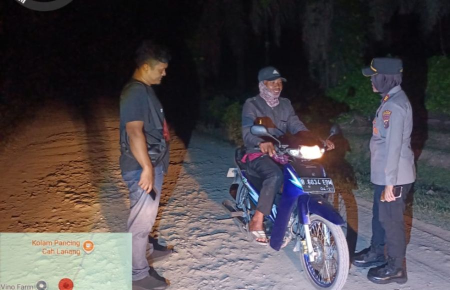 Kapolsek AKP Yustina Pimpin Langsung Patroli Antisipasi Aksi Begal di Wilayah Hukum Na IX-X