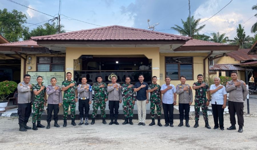 Kapolsek Kualuh Hulu Apresiasi Kunjungan Yonif 126/KC Damuli, HUT Bhayangkara ke-79