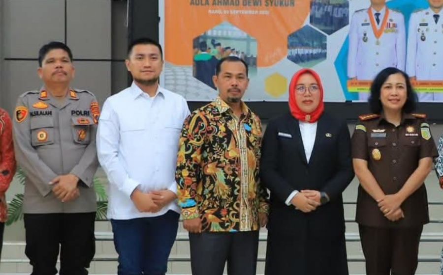 Kapolsek Kualuh Hulu Hadiri Pelantikan PJ Sekda Labura
