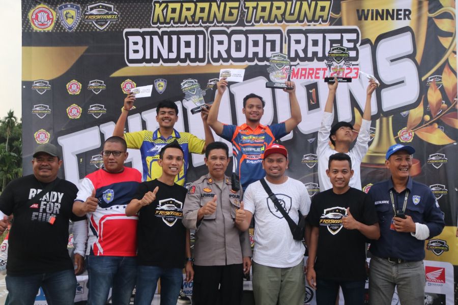 Karang Taruna Binjai Road Race 2023 Sukses Digelar, 117 Pembalap Ikut Serta