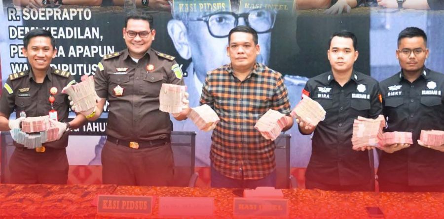 Kejaksaan Negeri Karo Melaksanakan Pengembalian Kerugian Negara Rp 991.581.302,99.