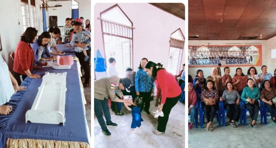 Kelurahan Gung Negeri Selenggarakan Posyandu dan Makanan Tambahan