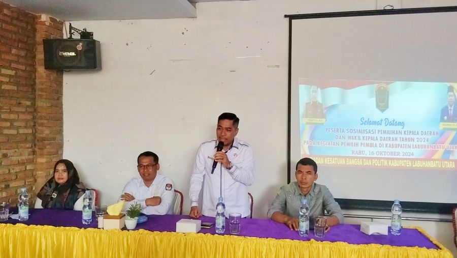 Kesbangpol Labura Laksanakan Sosialisasi Pilkada 2024 Bagi Pemilih Pemula