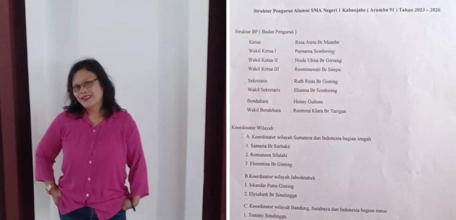 Ketua Arumba 91, Rina Ateta Munthe MH: Ersada Kita maka Megegeh