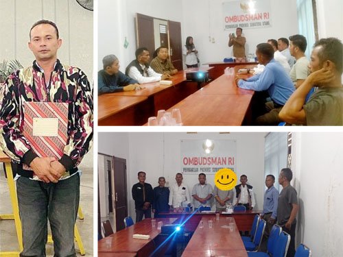 Ketua GM FKPPI PC 0223 Serdang Bedagai bersama PSI Konsultasi ke Ombudsman RI