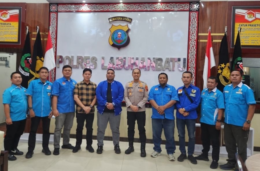 KNPI Labura Sambangi Mapolres Labuhanbatu, Bahas Sinergitas Kamtibmas hingga Pemberantasan Narkoba