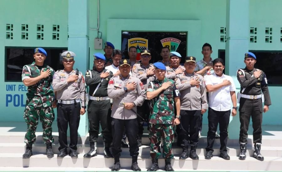 Komitmen Perkuat Soliditas dan Sinergitas, Kapolres Toba Sambangi Subdenpom I/2-6 Balige