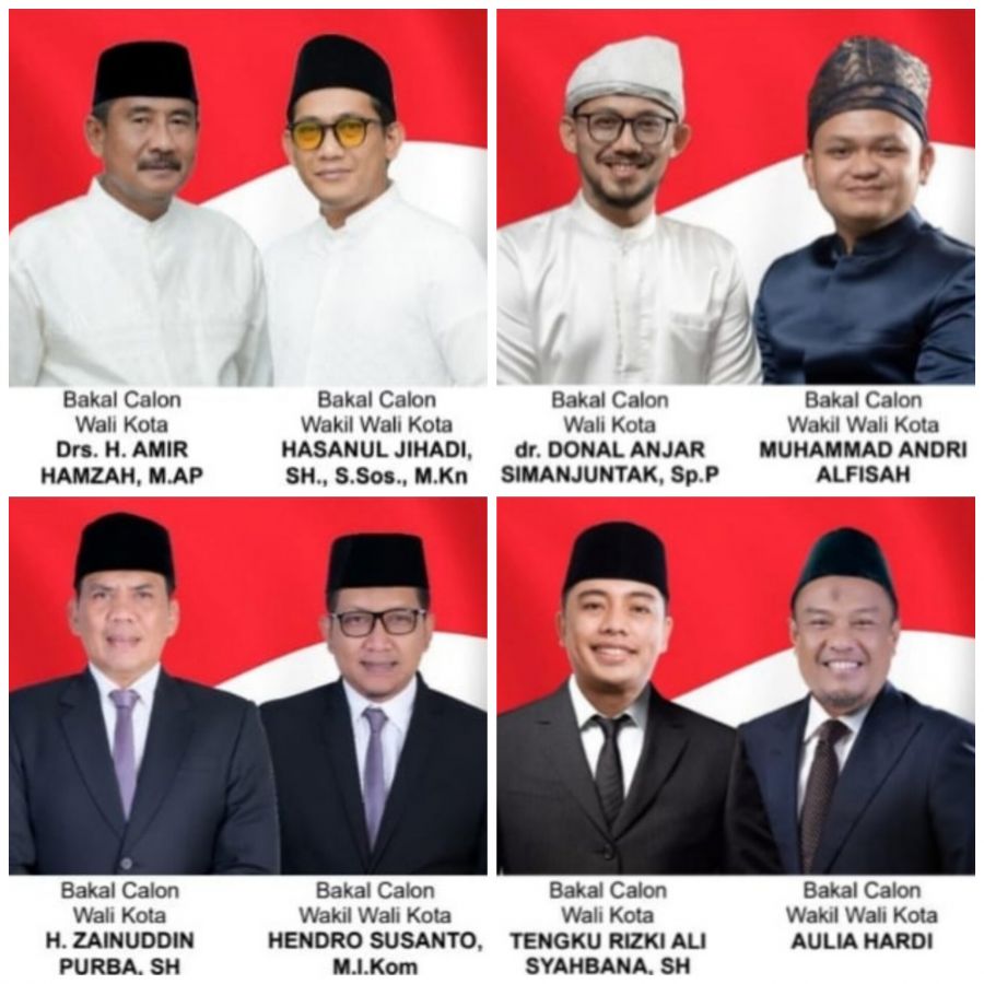 KPU Tetapkan Empat Paslon Walikota dan Wakil Walikota Binjai Peserta Pilkada 2024
