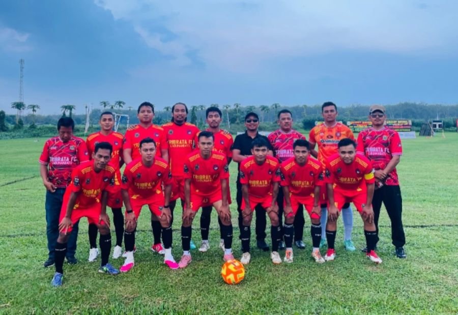 Laga Perdana Turnamen Mini Soccer Piala Kapolres Labuhanbatu, Tribrata FC Tekuk ISORI FC 4-0