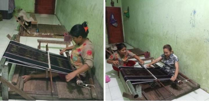 Lamhot Simajuntak si Juita Penenun Tradisional Uis Karo di Binjai