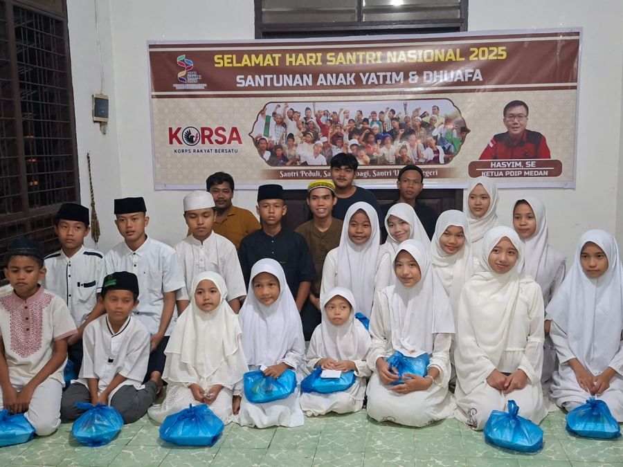 Momentum Hari Santri Nasional, Hasyim SE Dukung Kegiatan Sosial Santunan Anak Yatim & Dhuafa