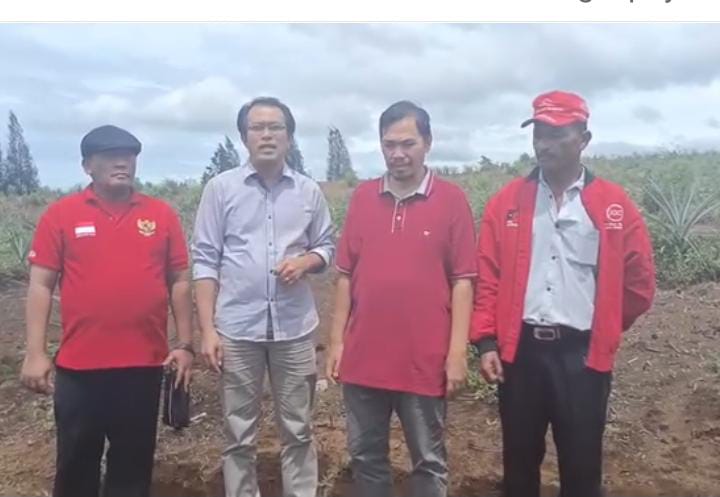 Pdt Penrad Siagian Tinjau Lokasi Sengketa Lahan di Siosar