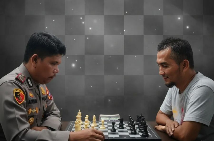 Pecatur  Asal Samosir dan Medan Siap Berlaga di Turnamen Catur Piala Kapolsek Kualuh Hulu