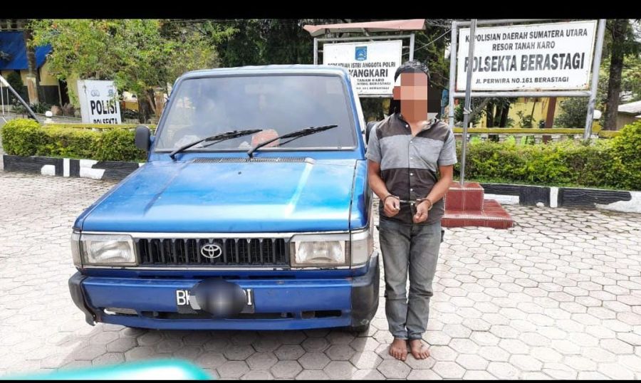 Pelaku Curanmor diamakan Polsek Berastagi