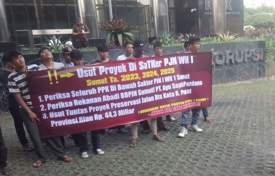 PEMASU Demo di Gedung KPK: Desak KPK Periksa Proyek-Proyek Jalan BBPJN Sumut Tahun 2023–2025